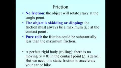 Slipping, skidding and pure roll