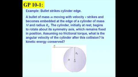 GP10-1: bullet strikes cylinder edge  