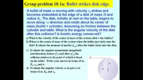 GP10-1a: bullet strike a disk 