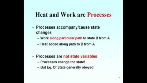 Processes and state variables