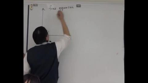 Entropy change in free expansion