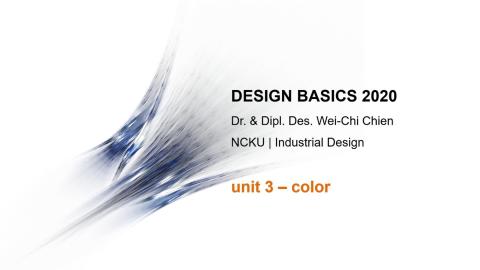 2020基本設計 unit 03 - color 1/2