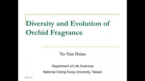 20200929_植物科學講座 ADVANCES IN PLANT SCIENCE & 書報討論 SEMINAR