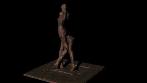 3D建模 - 行走的女人