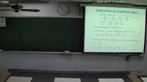 Advanced Chemical Engineering  Lecture 2020/10/27