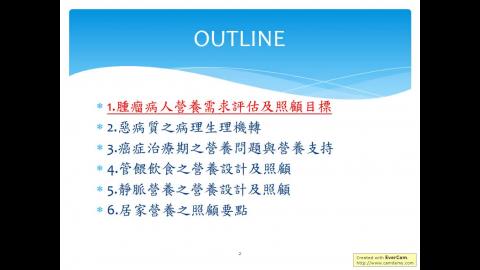 腫瘤病人營養護理Powercam