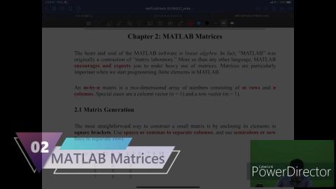 Prof. Yu: Computational Mechanic 計算力學 Matlab Chapter_2