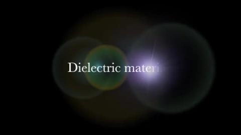 Prelude: dielectric materials