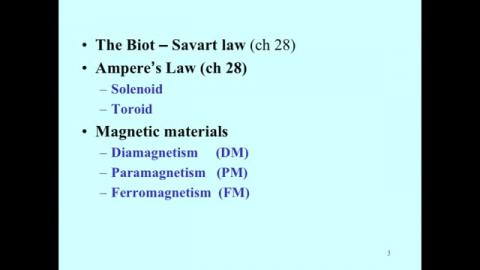 Prelude: Biot-Savart's law