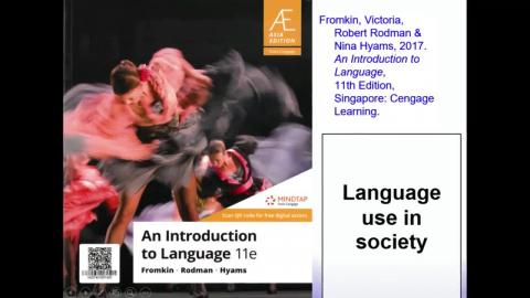 Chapter 7: Language in Society