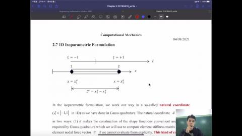 Prof. Yu: Computational Mechanic 計算力學 0422