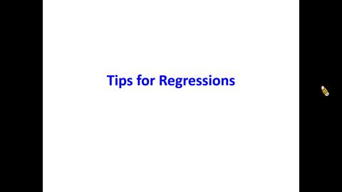 RegressionTips