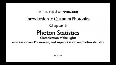 Photon Statistics: Introduction