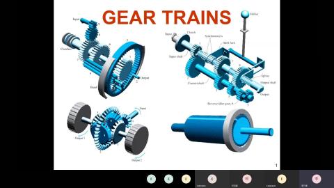 機動學(二) Gear Trains 1-1
