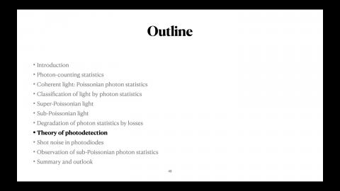 Photon Statistics: Theory of photodetection_I