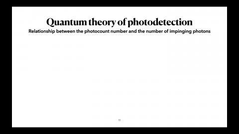 Photon Statistics: Theory of photodetection_II