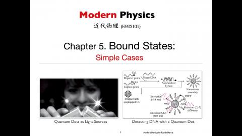 Bound States:  Simple Cases_Preliminary