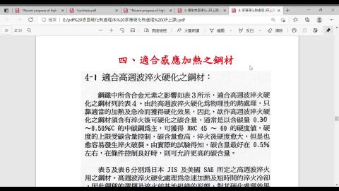 (研) 8-4 感應硬化熱處理