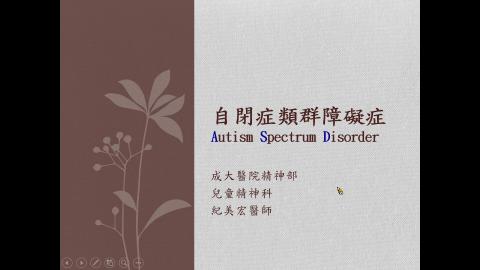 1100525Autistic spectrum disorder  Intellectual disability 職治系課程