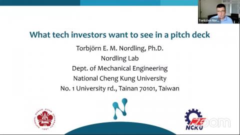【What tech investors want to see in a pitch deck】 by Dr. Nordling