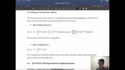 Prof. Yu: Computational Mechanic 計算力學 0527(2)