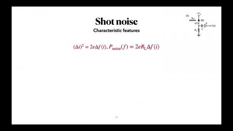 Photon Statistics: Shot noise in photodiodes_III