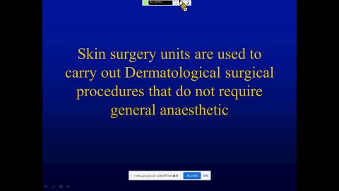 皮膚外科(Skin surgery)及皮膚腫瘤(Cutaneous neoplasms)
