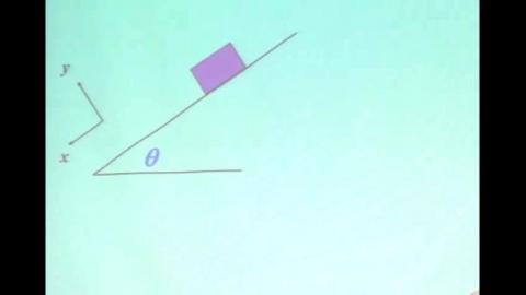 Incline motion with friction