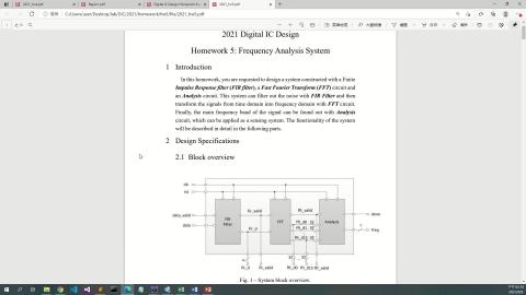 2021數位IC設計 作業五題目說明