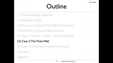 Case 2- The Finite Well_I