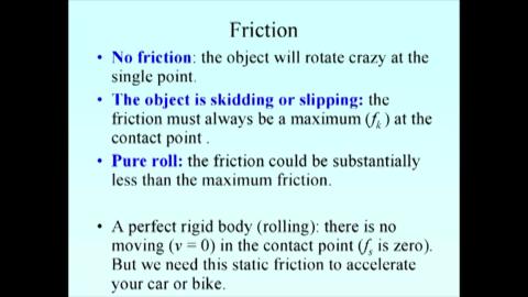 Slipping, skidding and pure roll