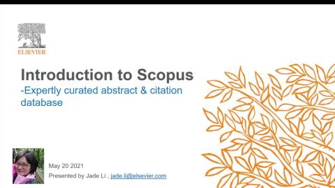Introducation to Scopus & SDOL Search (English)