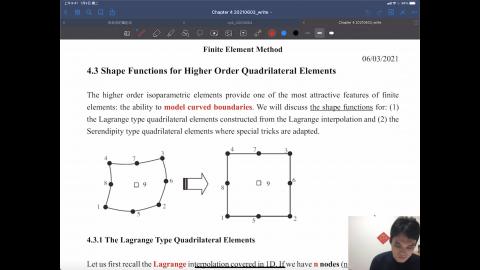 Prof. Yu: Computational Mechanic 計算力學 0617(1)