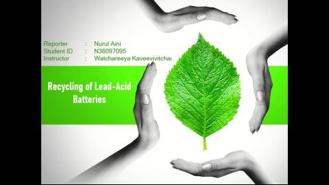 Recycling of Lead-Acid Batteries