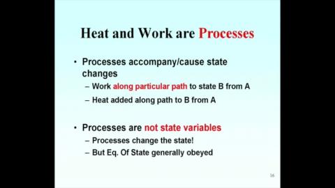 Processes and state variables