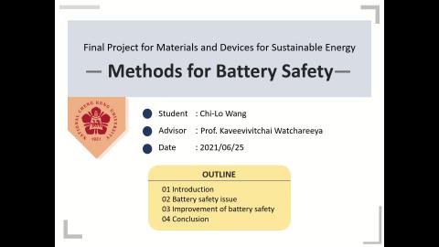 Methods for Battery Safety