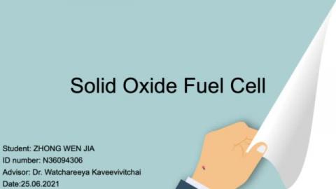 Presentation - solid oxide fuel cell