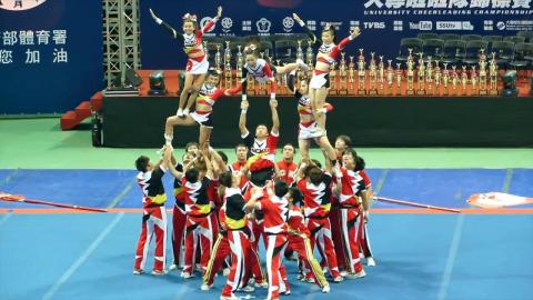 成大競技啦啦隊  全國錦標賽暨亞洲公開賽成績斐然