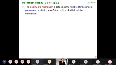機動學(一) Lec 2_Structure + Linkage (20210922)
