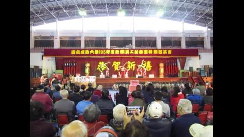 105年春節團拜成大啦啦隊精彩的表演