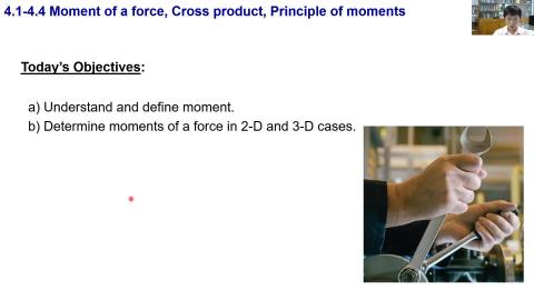 L08_4.1-4.4 Moment of a force, Cross product, Principle of moments_p1-20.mp4