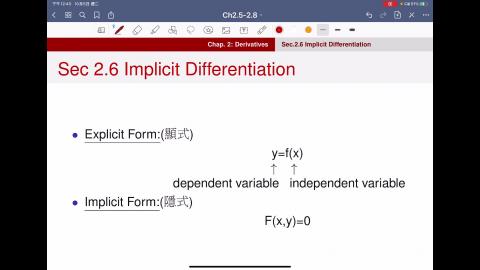 Ch 2.6 Implicit Differentiation.MP4