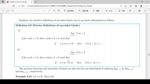 2021-10-07 Chapter 2-3 Limit and Continuity.mkv