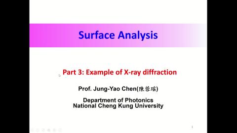 Surface analysis-Part 2 X-ray diffraction－V7.mp4