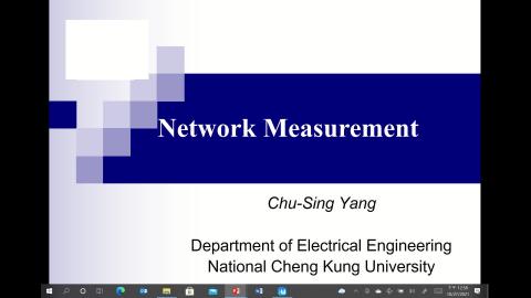 2021/10/27 網路管理 Network Measurement