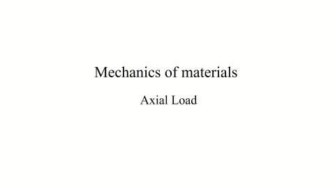 Axial load-Part1