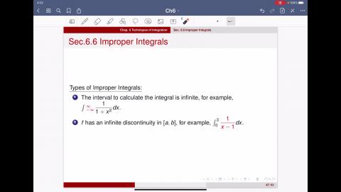 Ch 6.6 Improper Integrals.MP4