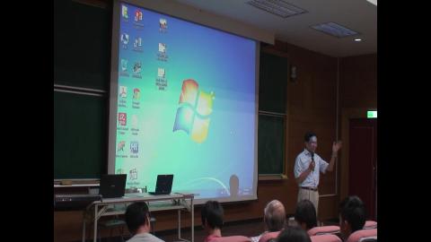 計網中心蔣榮先主任致詞及灑寶活動