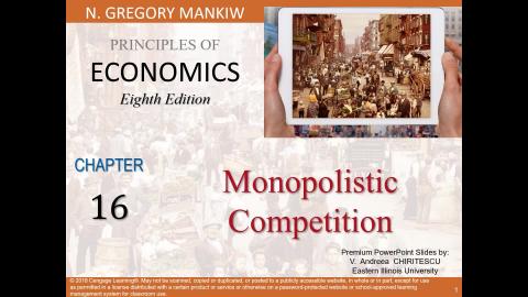 Ch 16 Monopolistic Competition