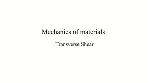 Transverse shear-Part1